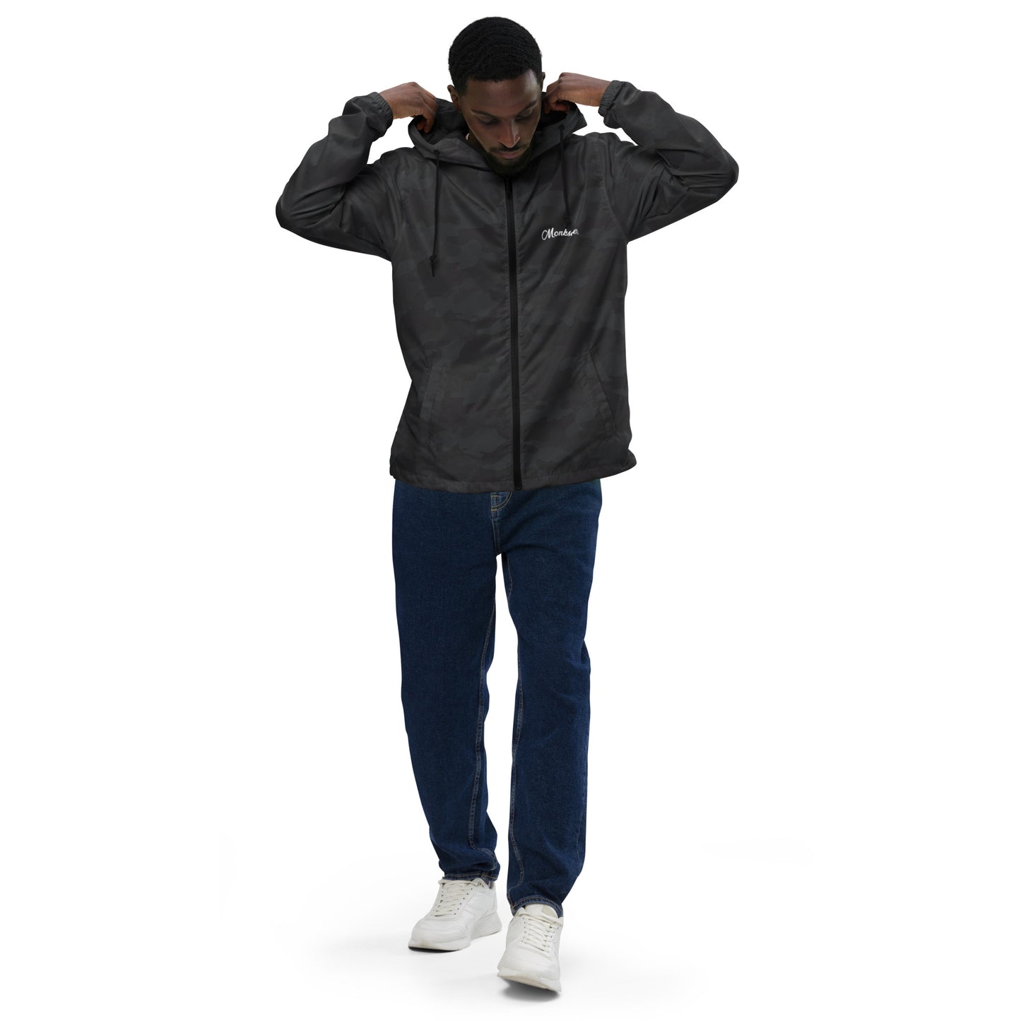 Baby Monksee lightweight zip up windbreaker