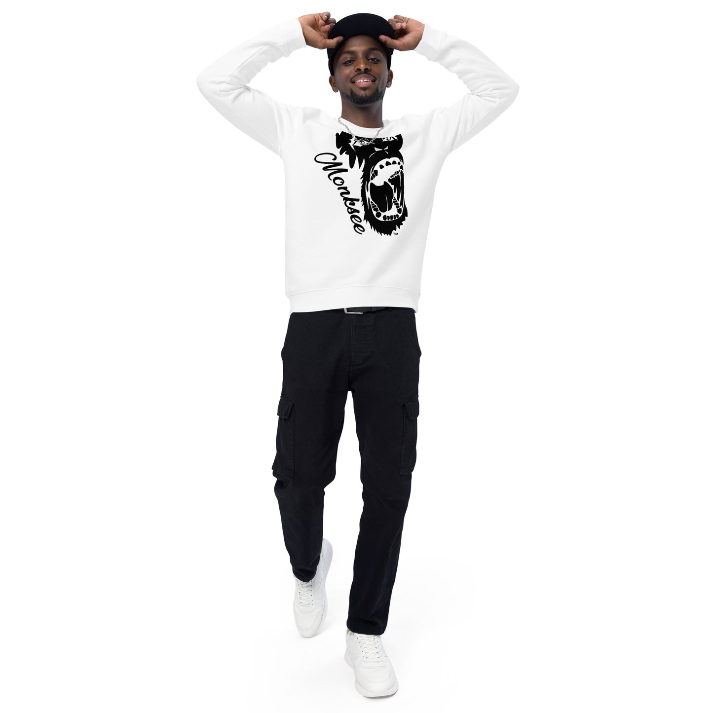 Monksee organic raglan sweatshirt