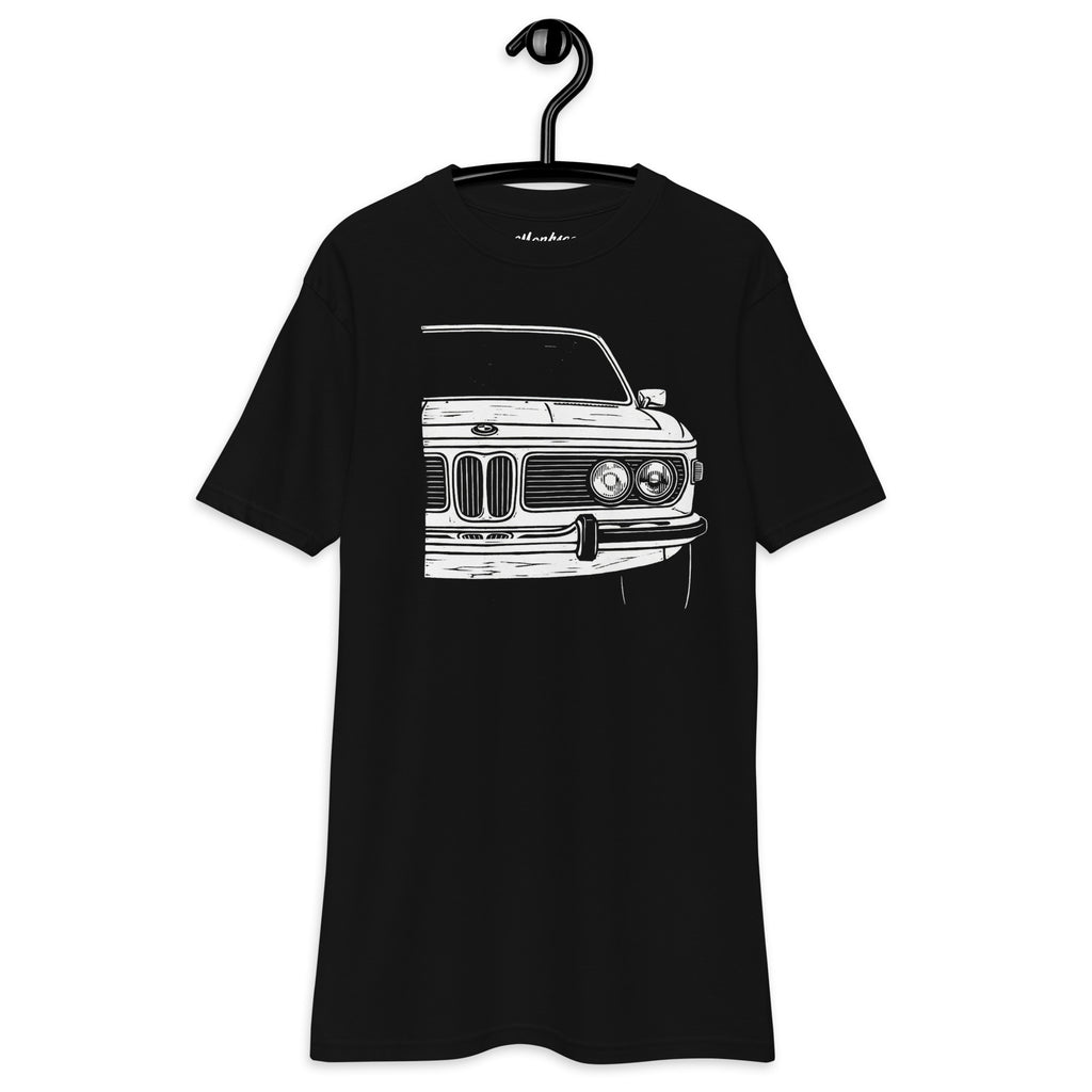 black Beemer t-shirt on a clothes hanger