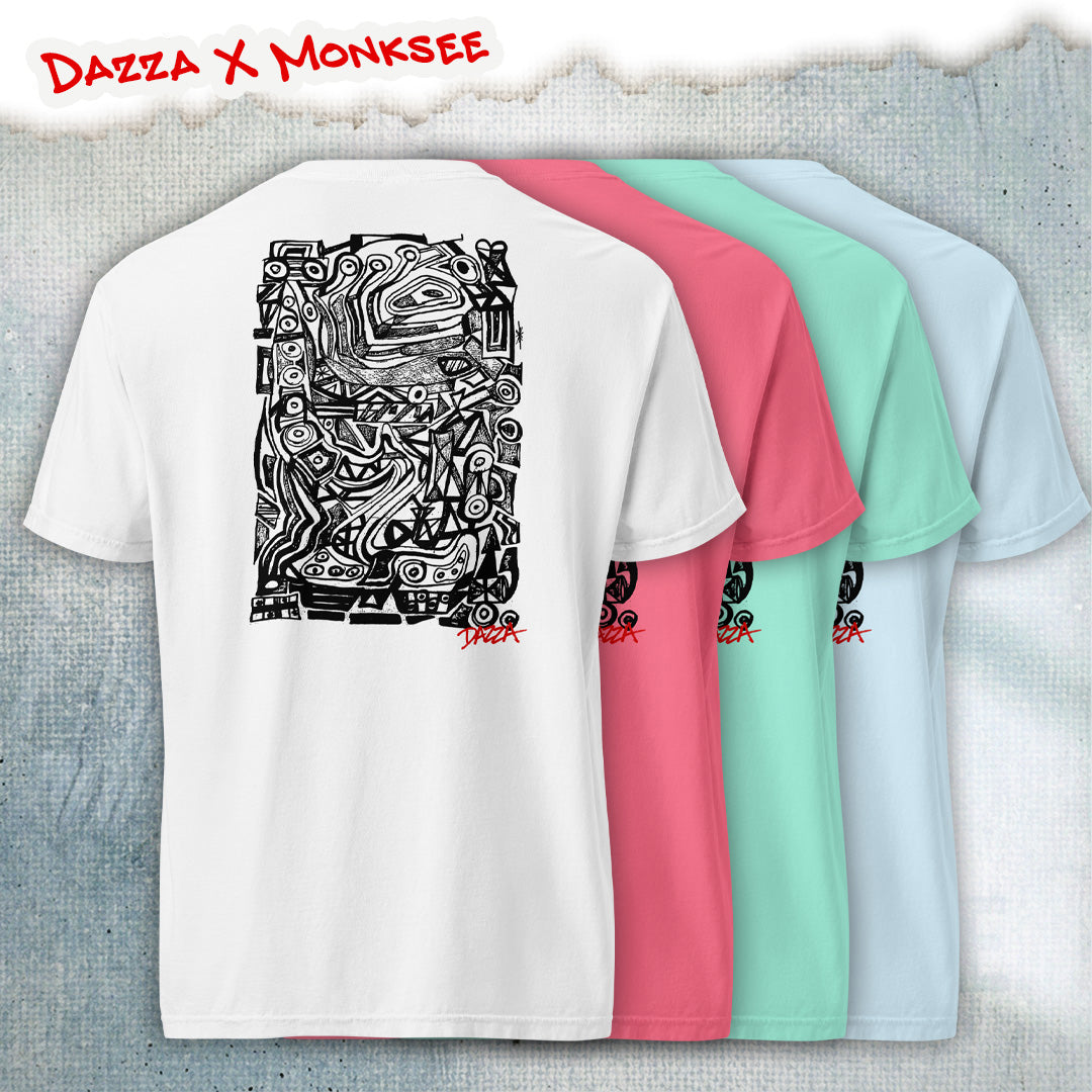 Dazza 001 garment-dyed heavyweight t-shirt