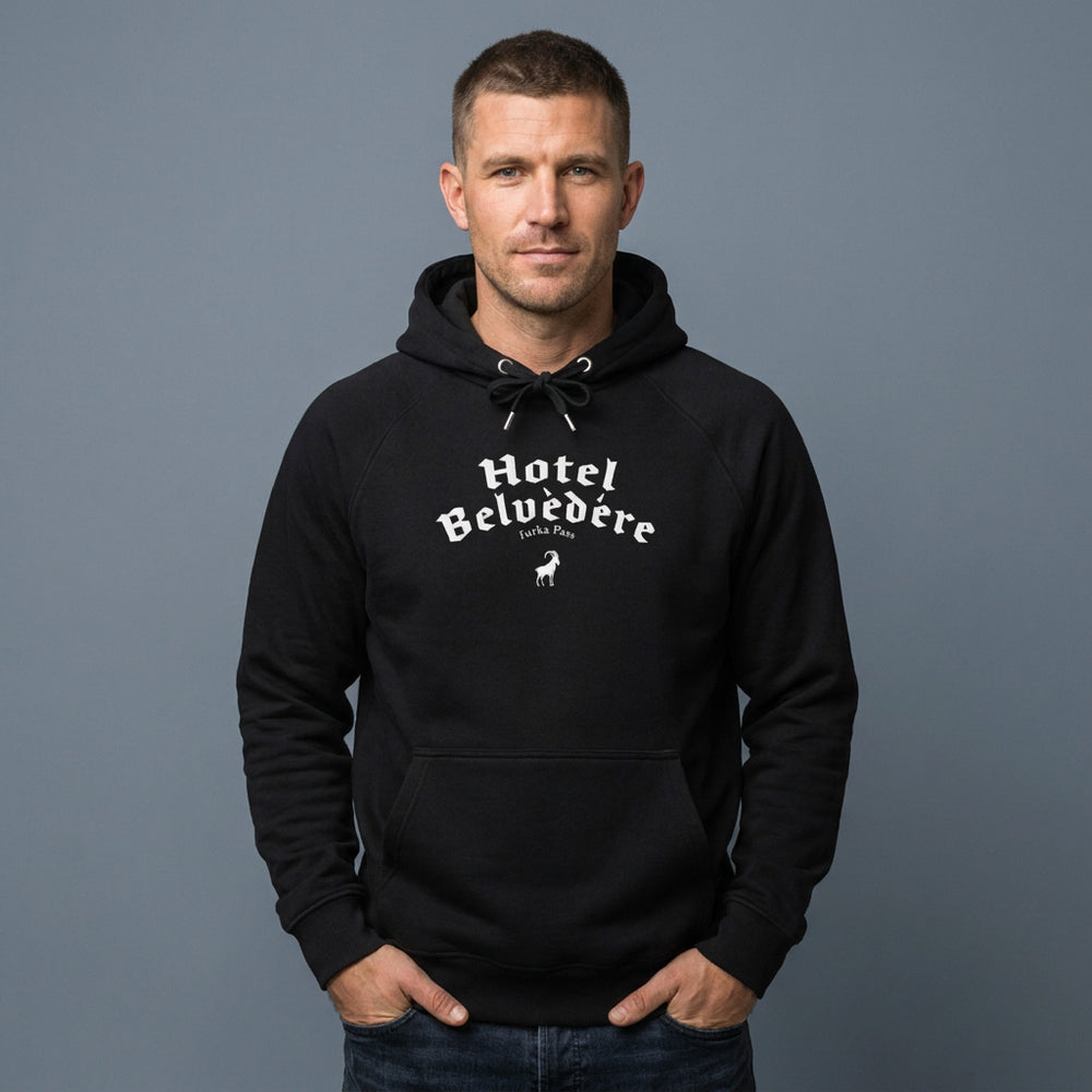 Hotel Belvedere eco raglan hoodie