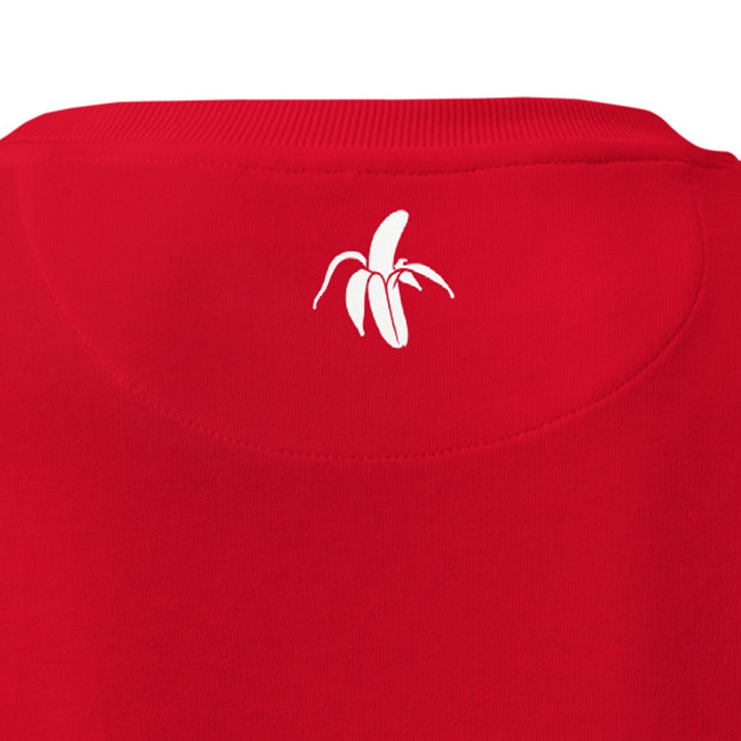 Chico Banana Co. red organic sweatshirt