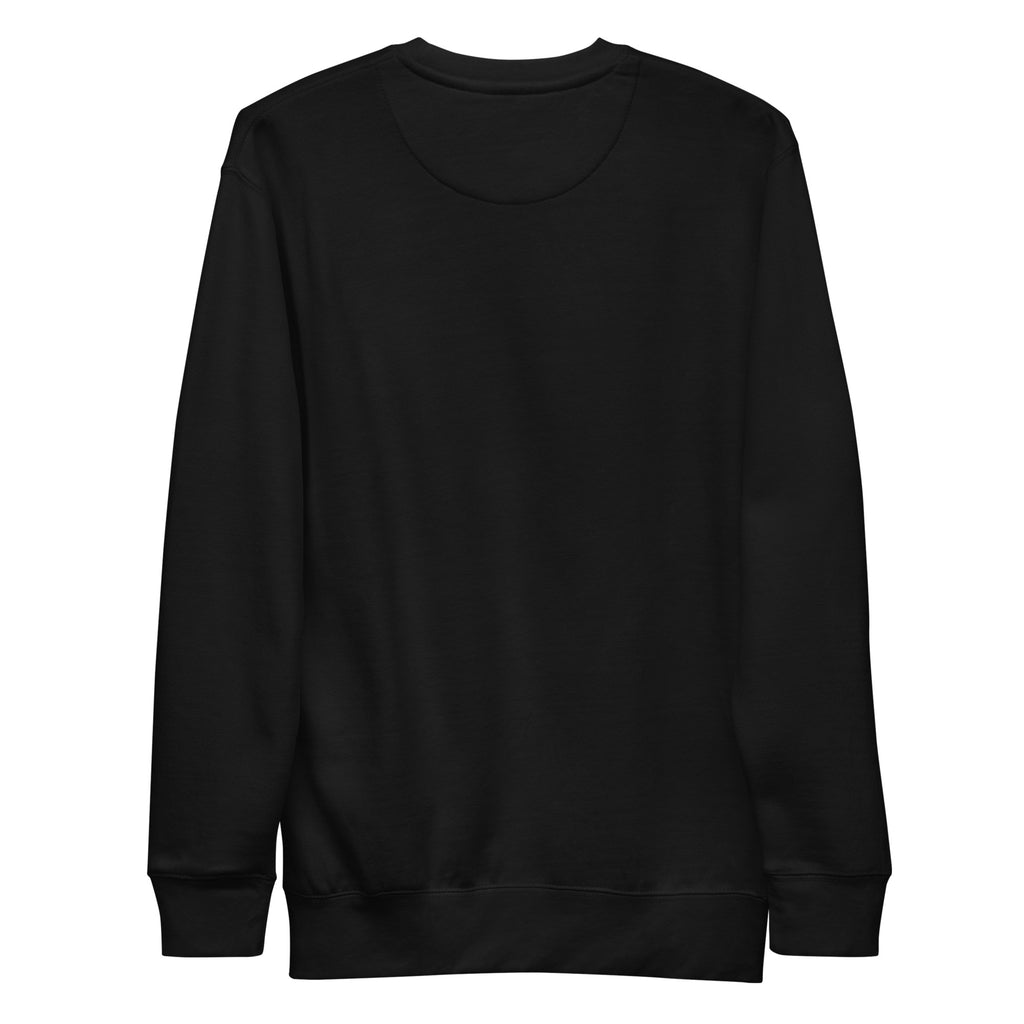 Monksee Black sweatshirt on a white background