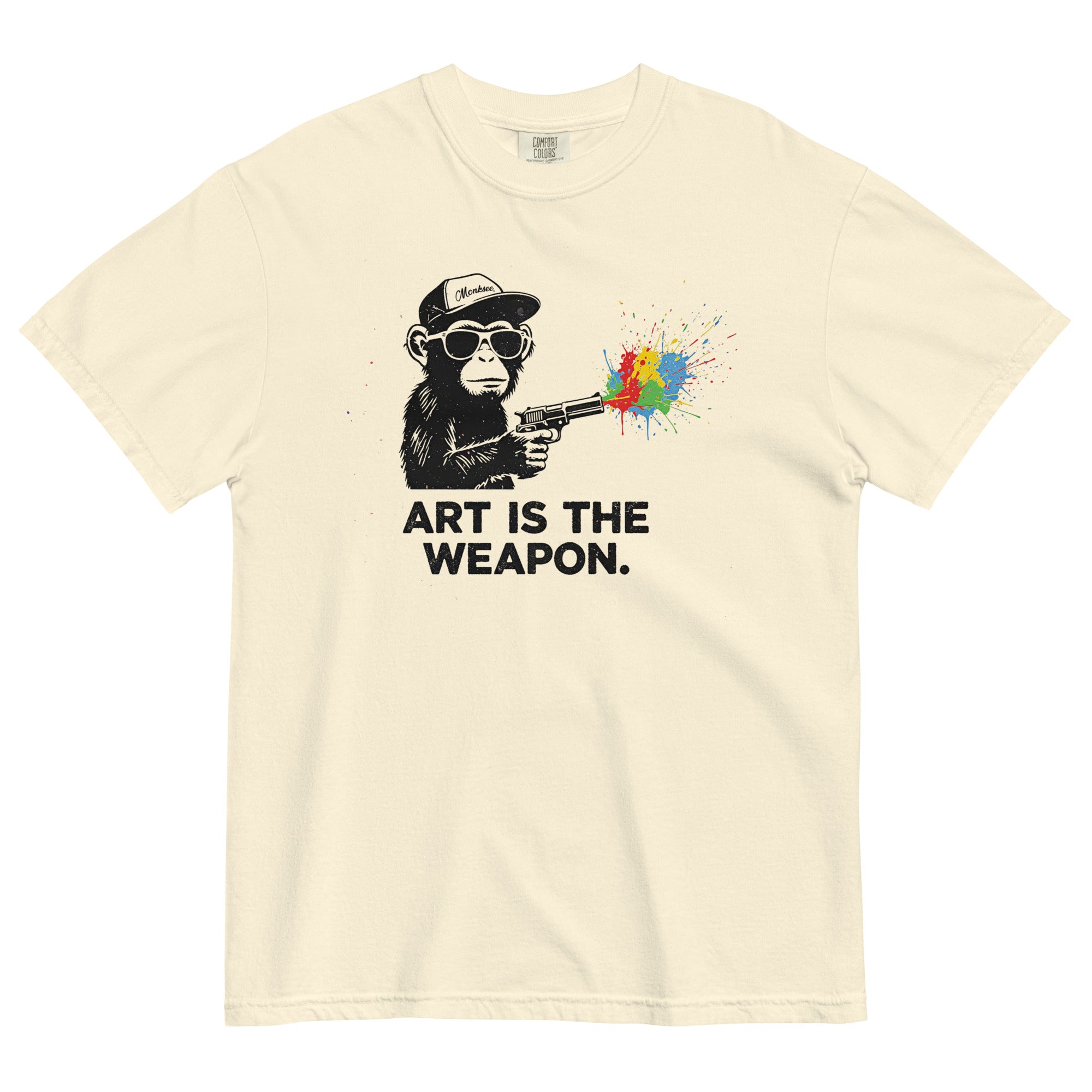 Art is the Weapon garment-dyed heavyweight t-shirt