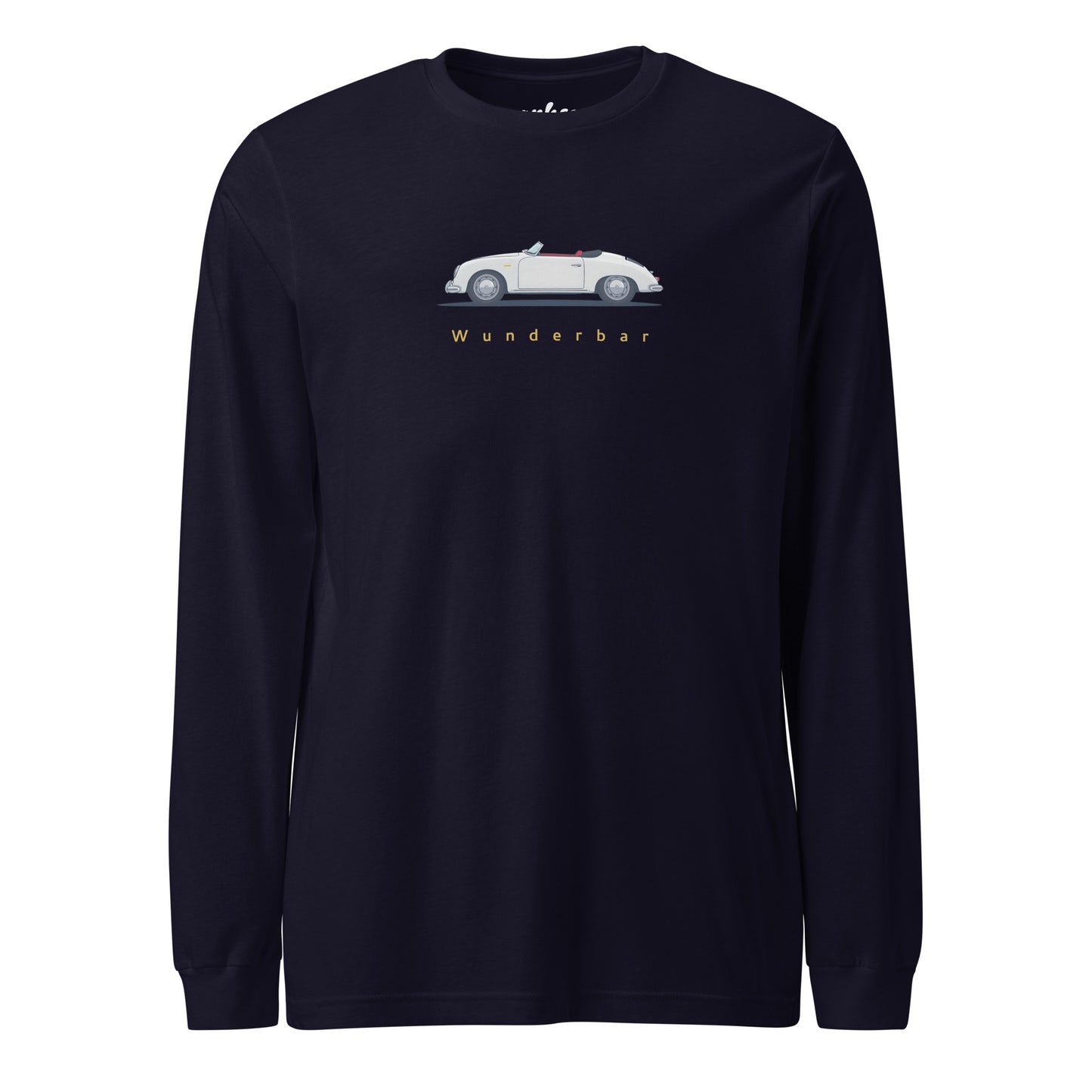 Monksee wunderbar Porsche 356 navy long sleeve tshirt