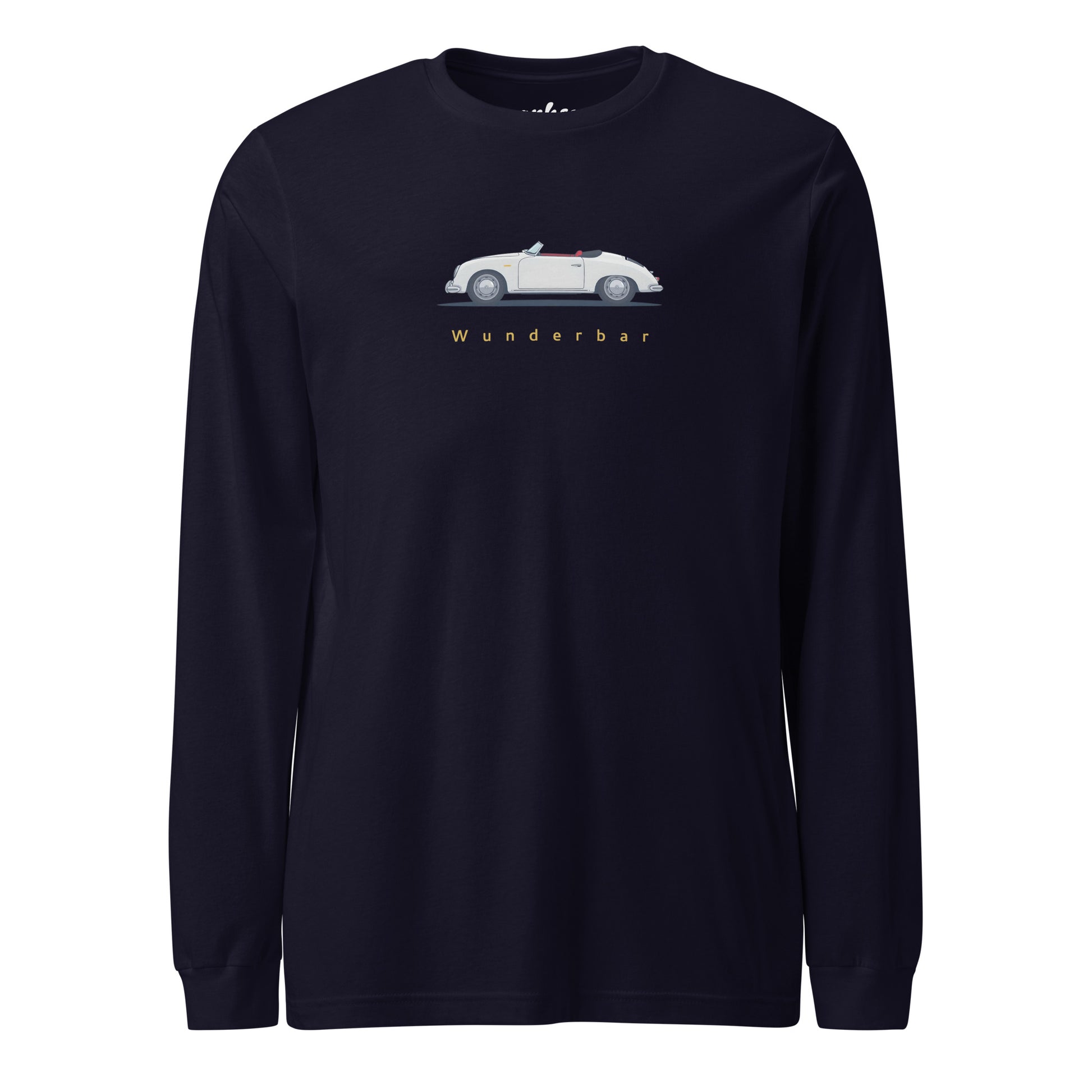 Monksee wunderbar Porsche 356 navy long sleeve tshirt