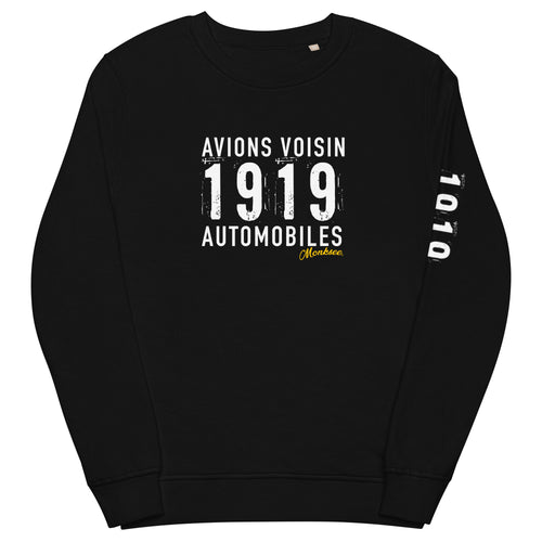 Monksee Avions Voisin Automobiles organic sweatshirt