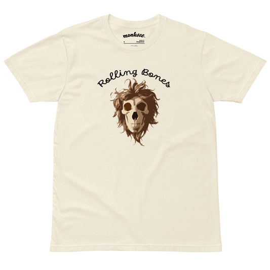 Monksee rolling bones premium tshirt front