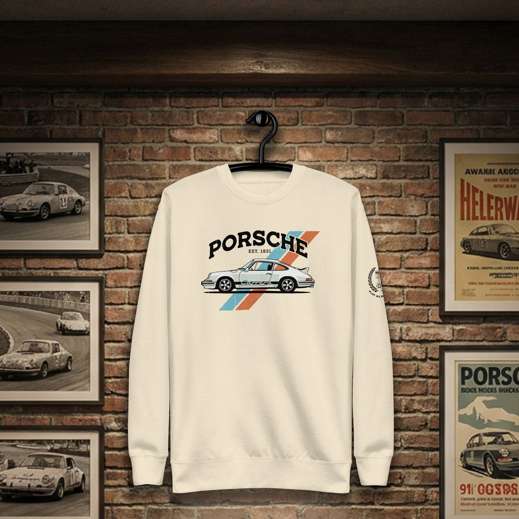 Flat Six Unisex Premium Sweatshirt by Monksee