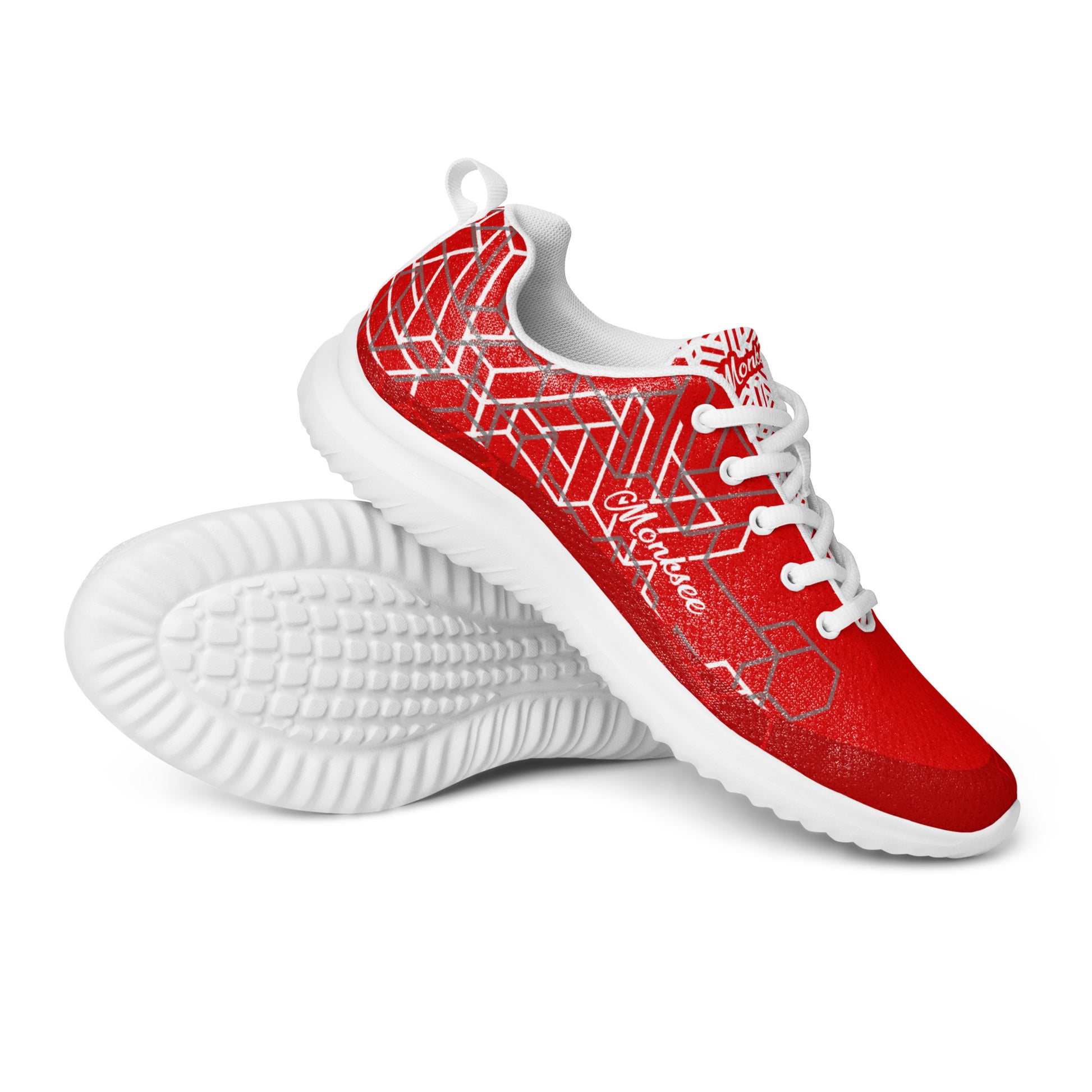 Monksee ISO Men’s Sneakers (red).