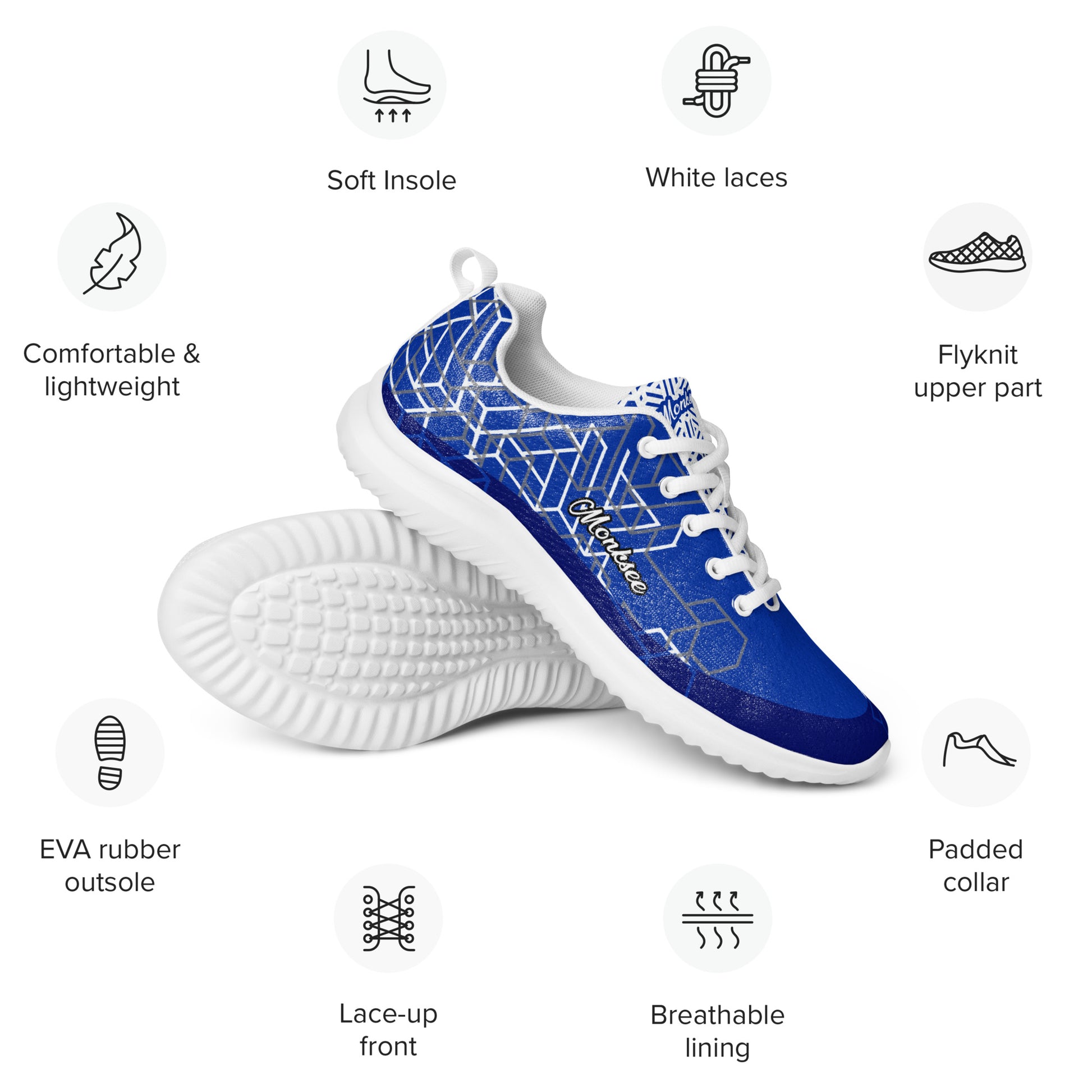 Monksee ISO Men’s Sneakers (blue).