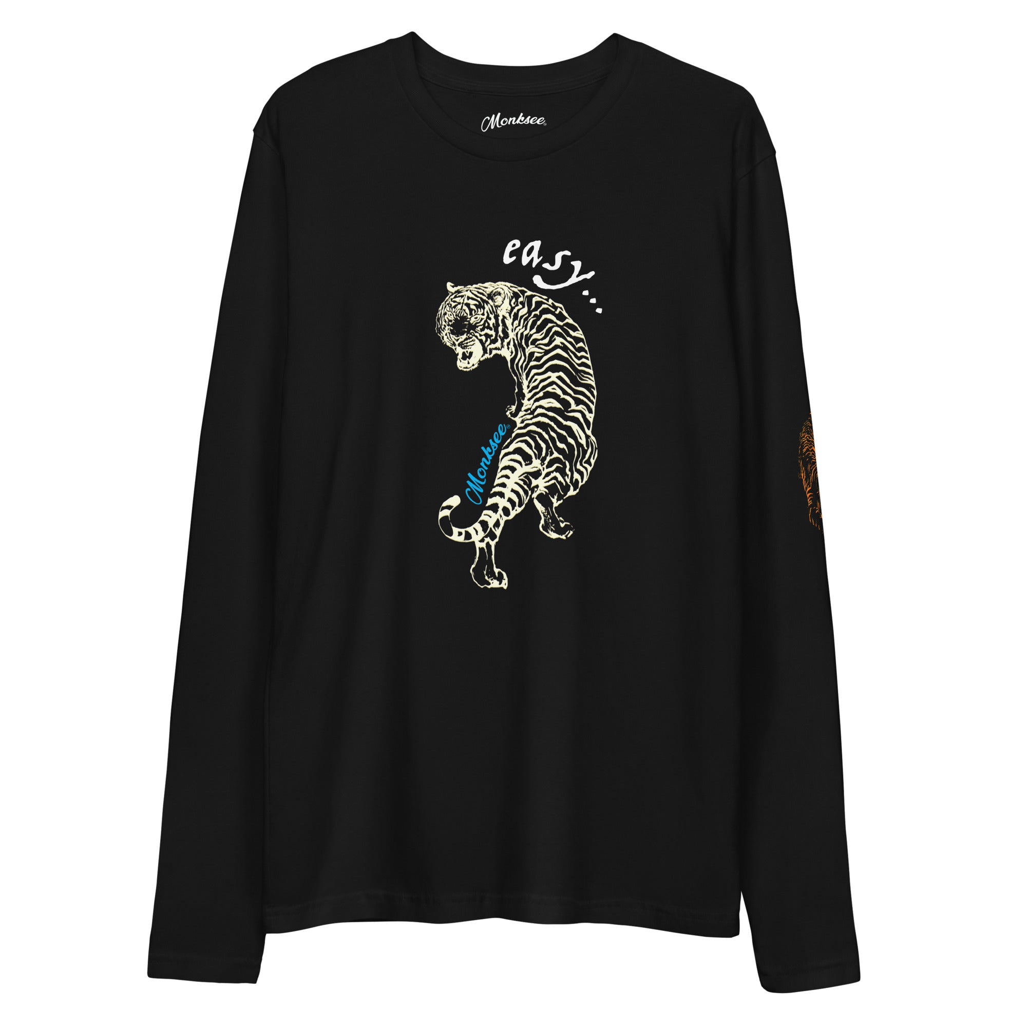 Easy Tiger Long Sleeve tee (black).