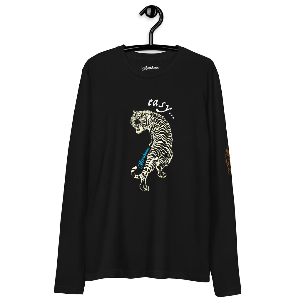 Easy Tiger Long Sleeve tee (black).
