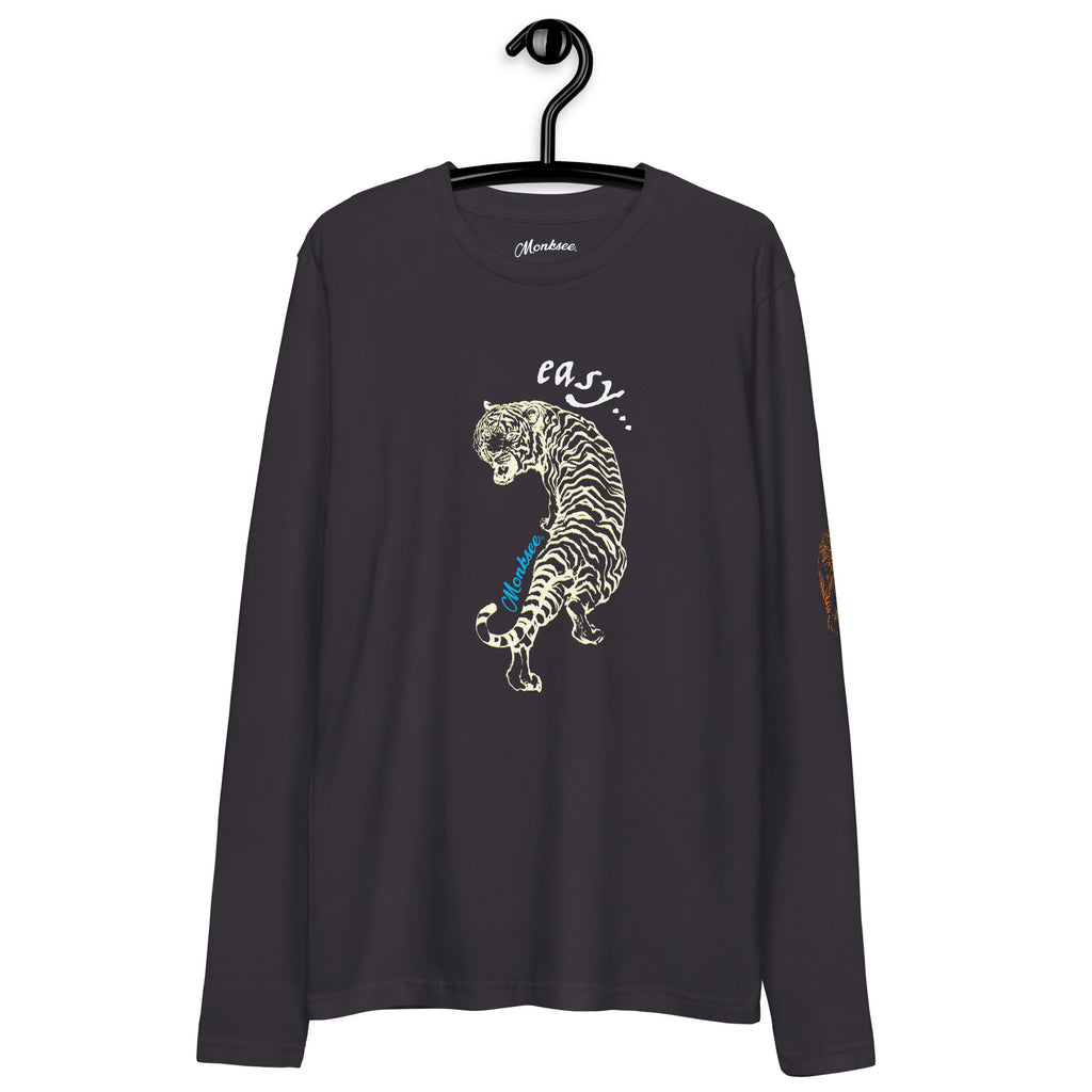 Easy Tiger Long Sleeve tee (black).