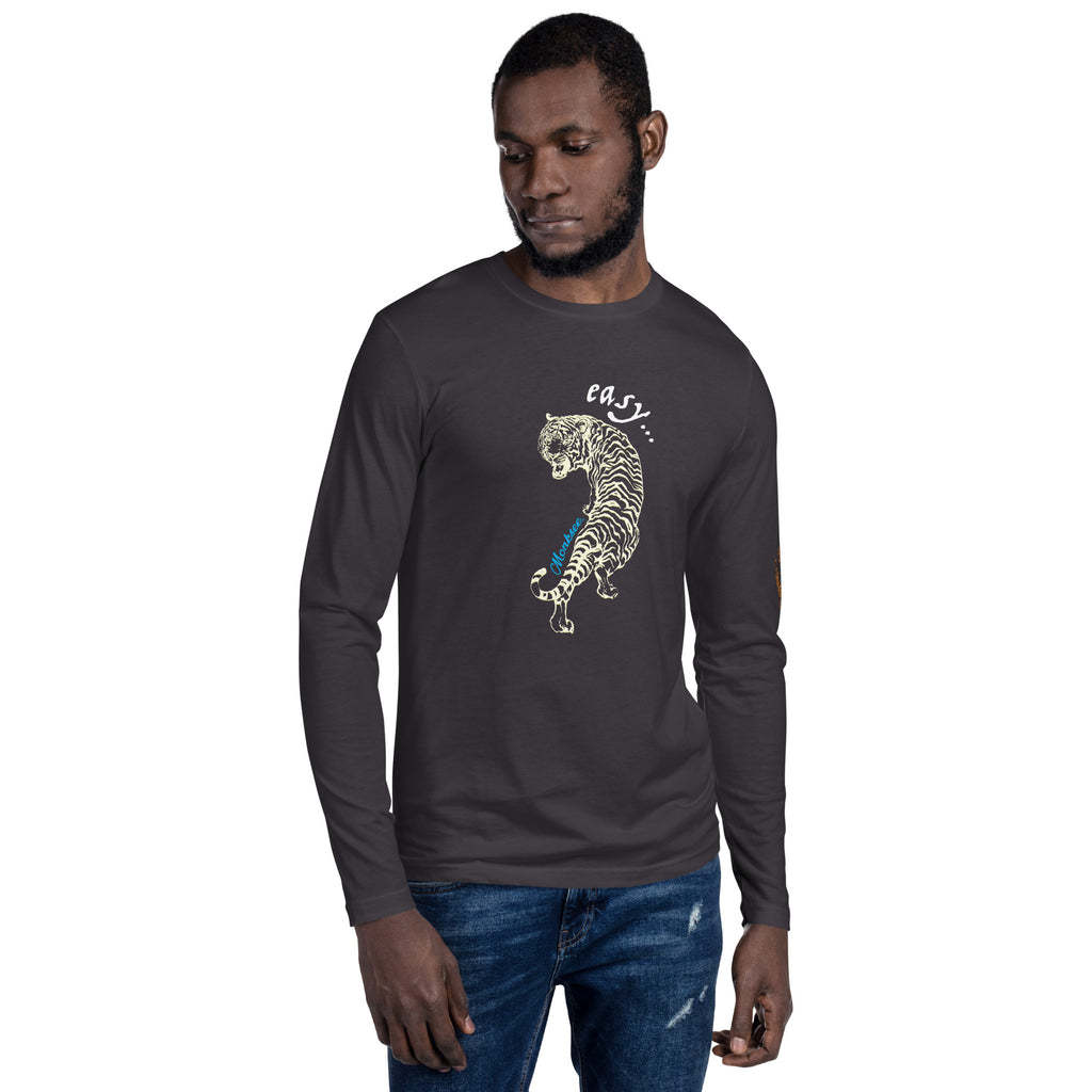 Easy Tiger Long Sleeve tee (black).