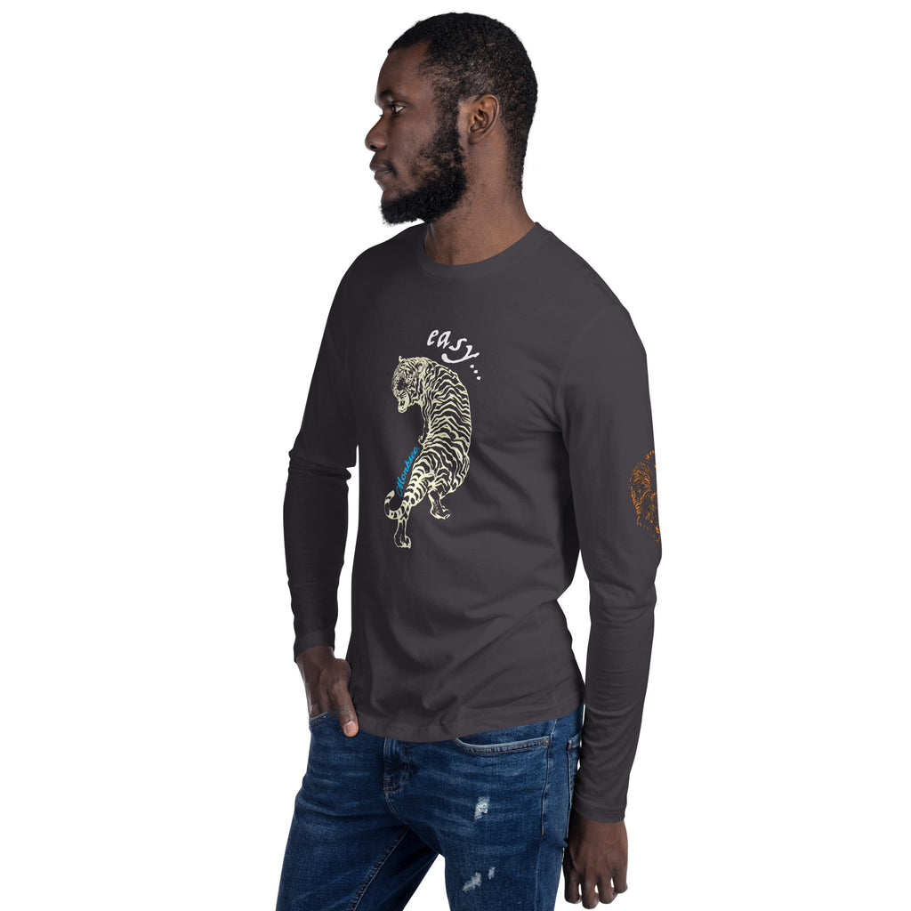 Easy Tiger Long Sleeve tee (black).