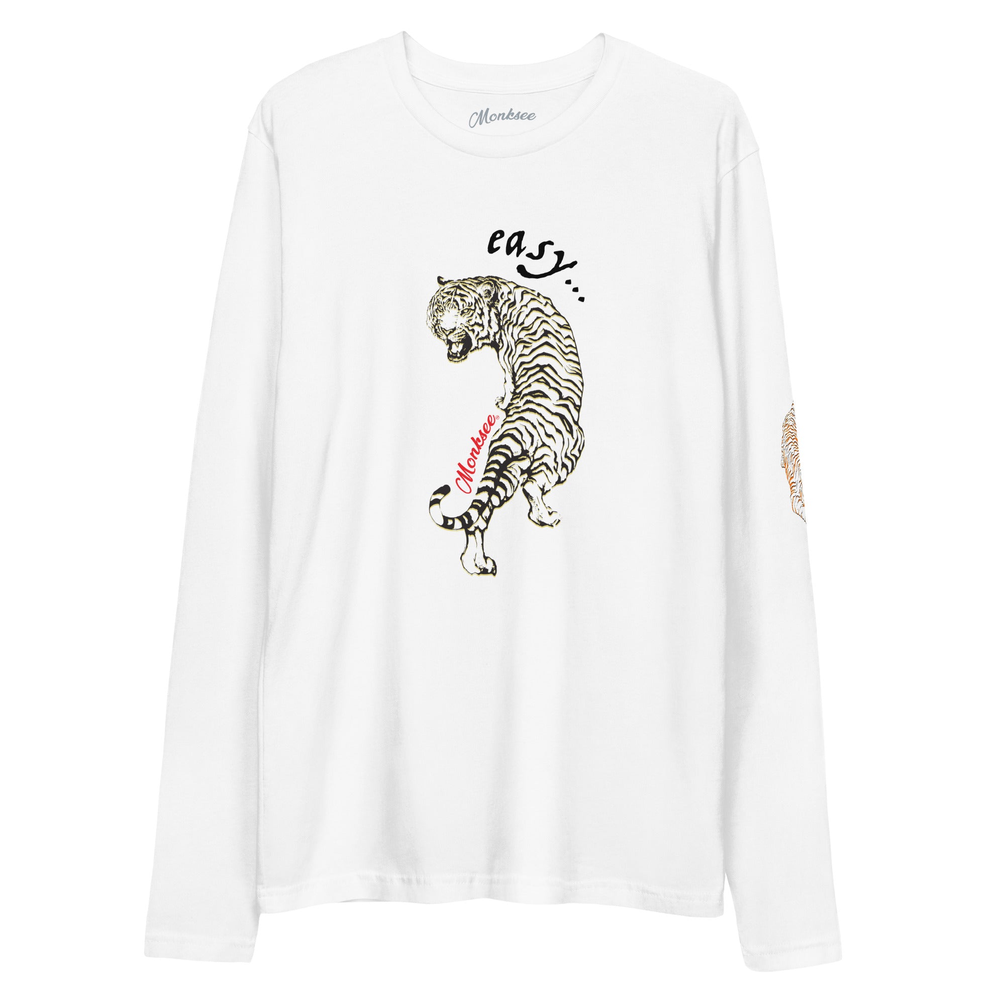 Easy Tiger Long Sleeve Fitted Crew.