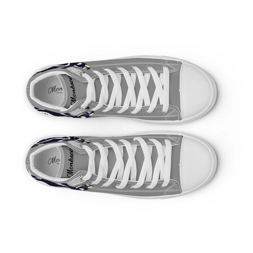 Monksee All-Stars Men’s high top canvas shoes