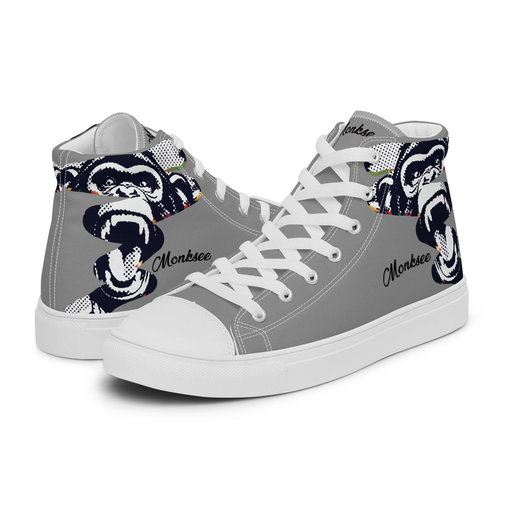 Monksee All-Stars Men’s high top canvas shoes