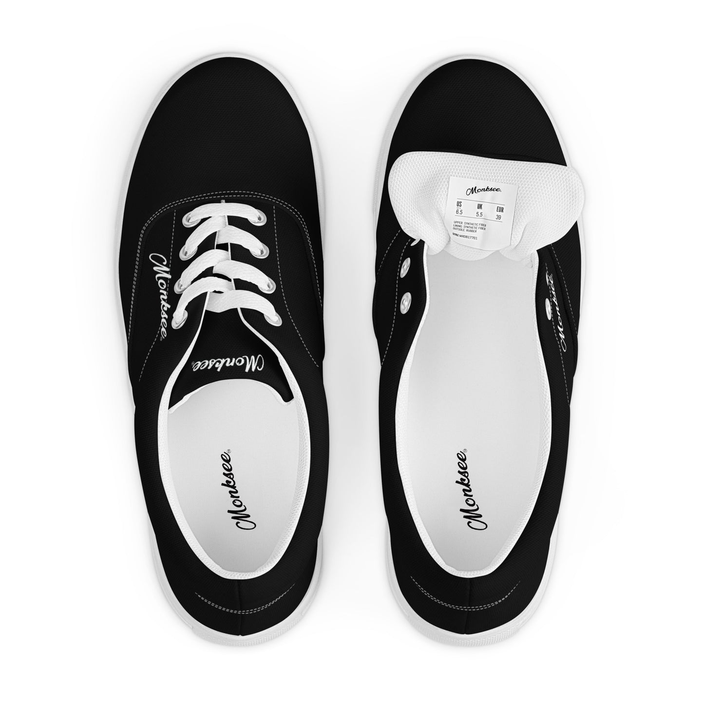 Stoked black lace-ups.