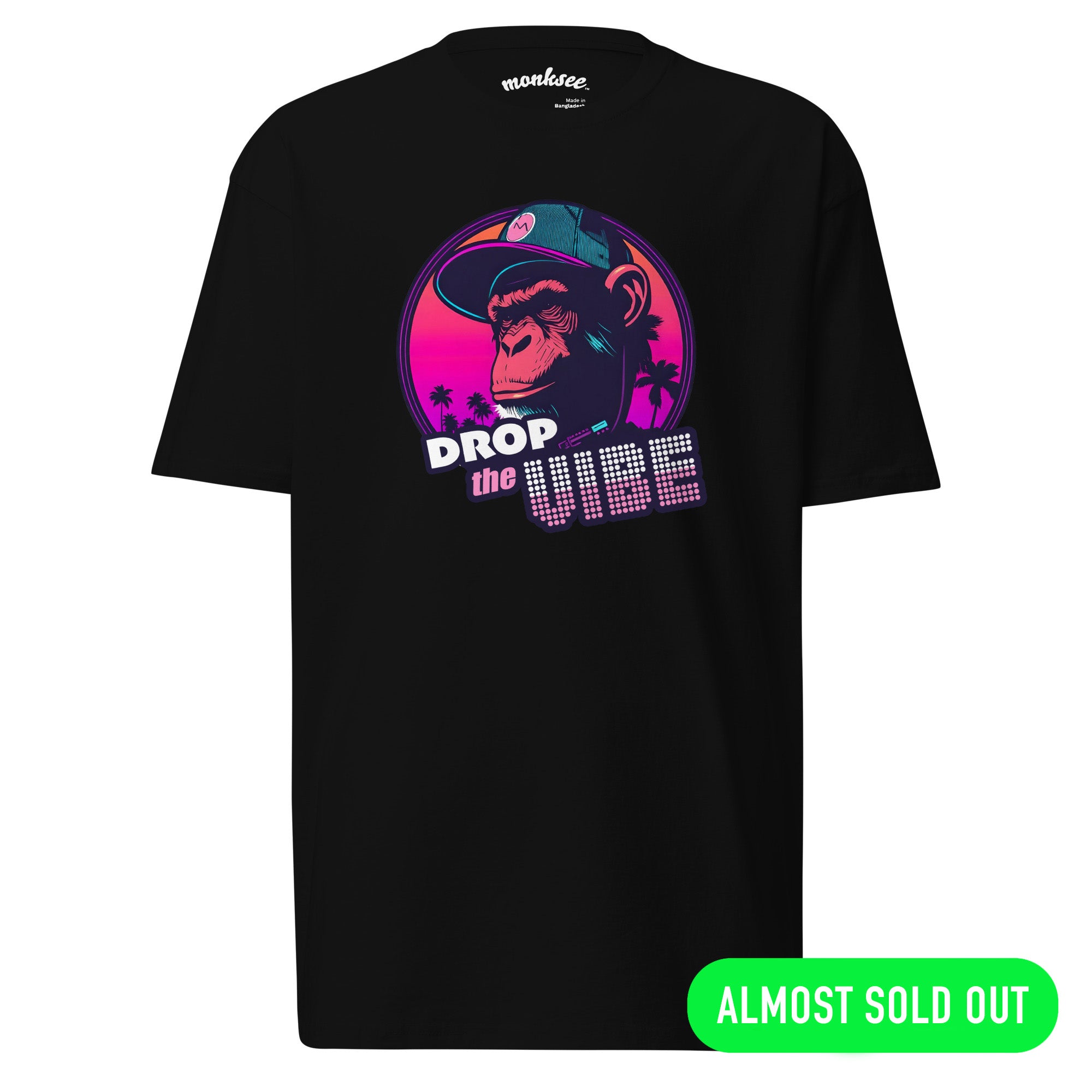 Drop the Vibe premium heavyweight tee