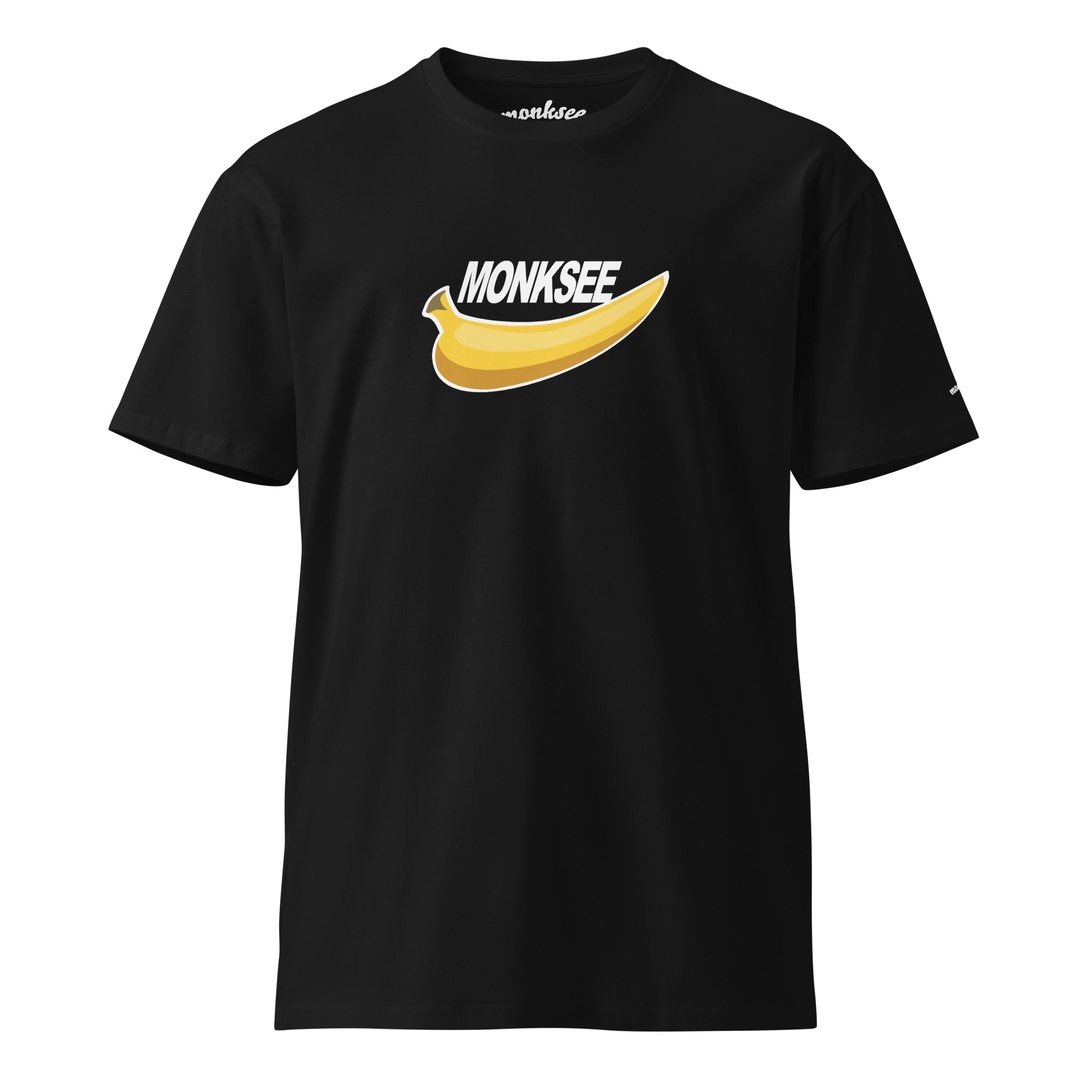 black monksee just blew it t-shirt front ghost shot