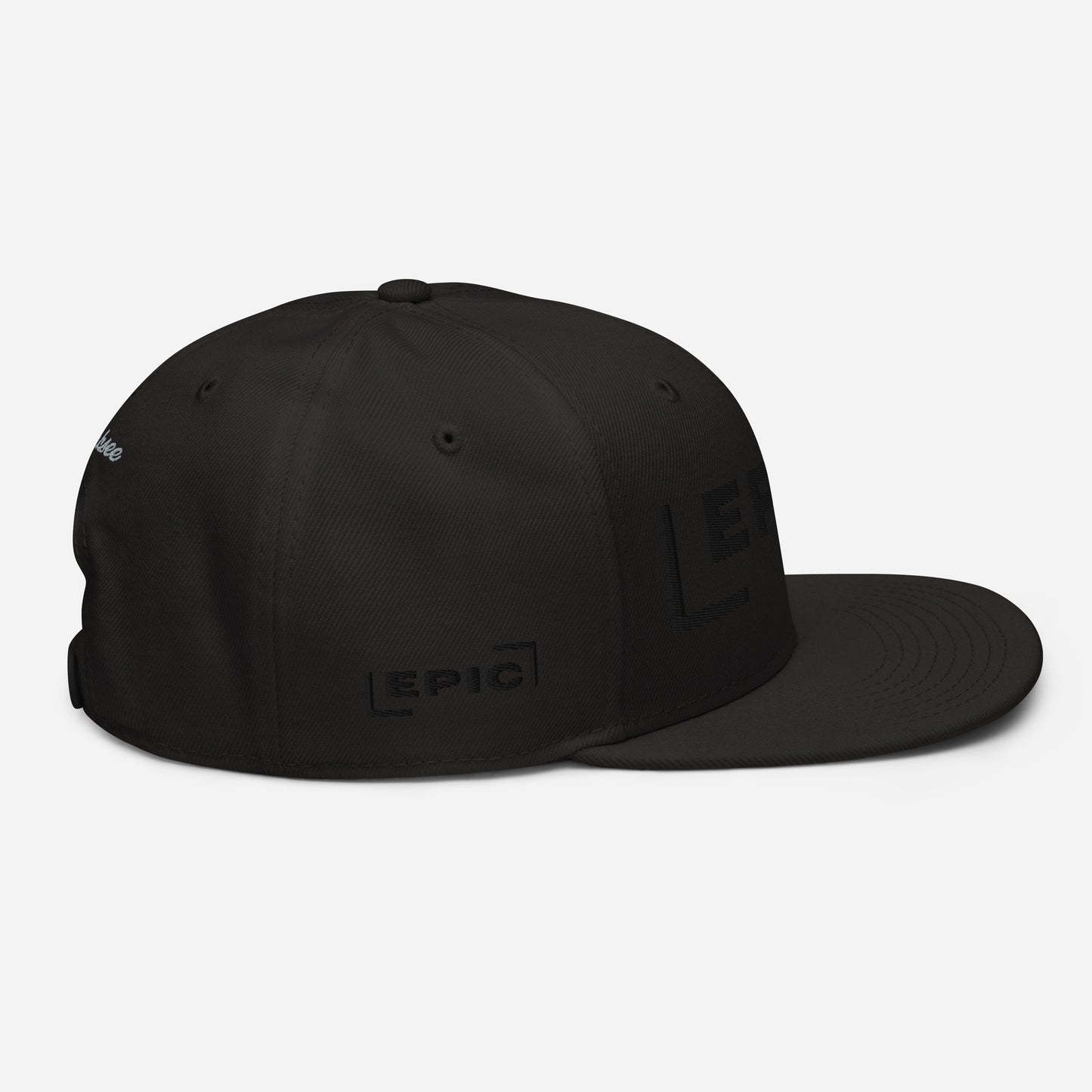 EPIC blackOUT Snapback cap.