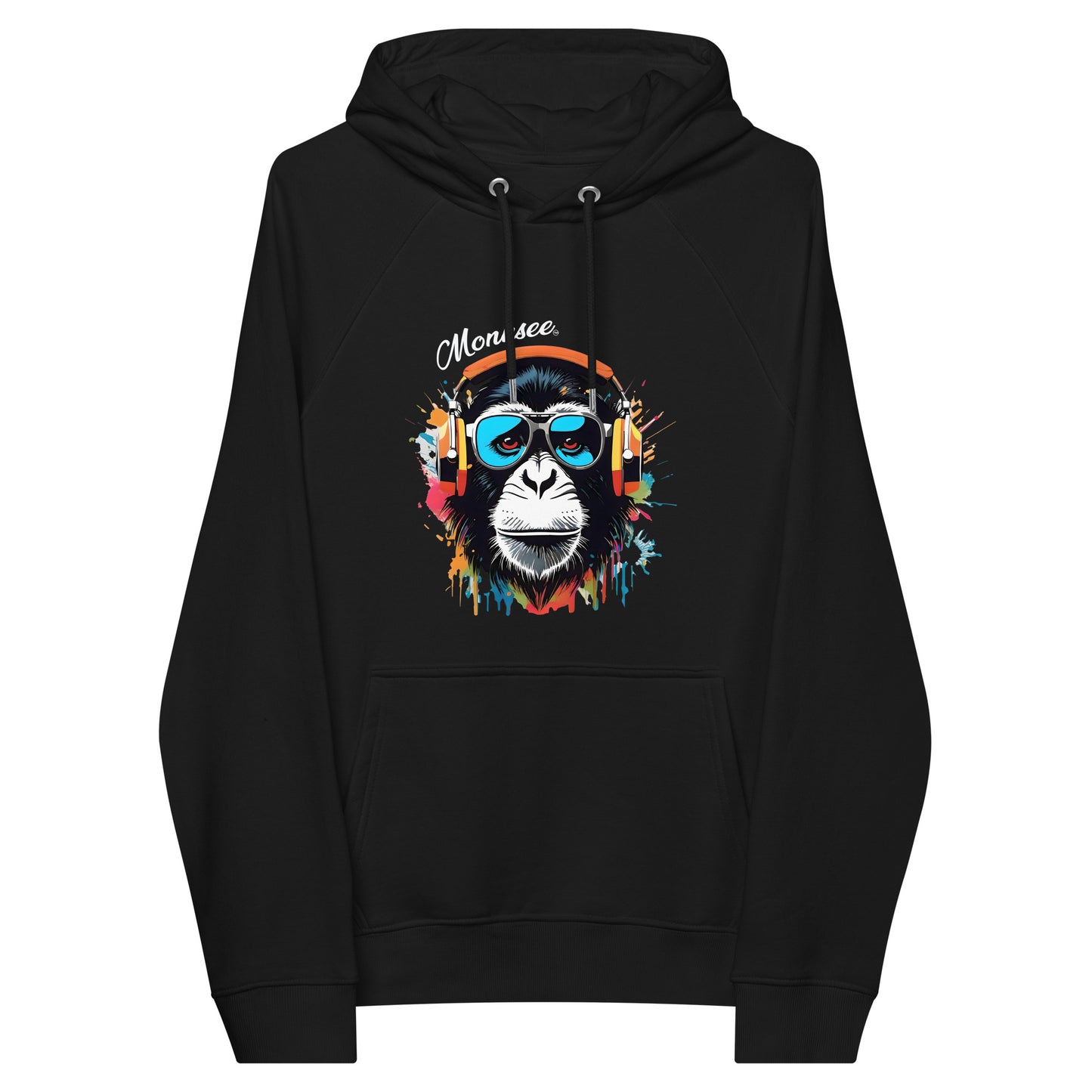 Monksee Music Premium black hoodie