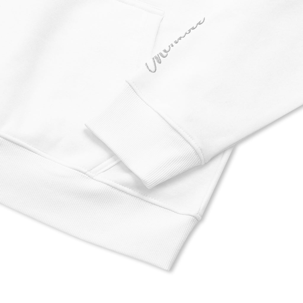 Monksee Music Premium white hoodie