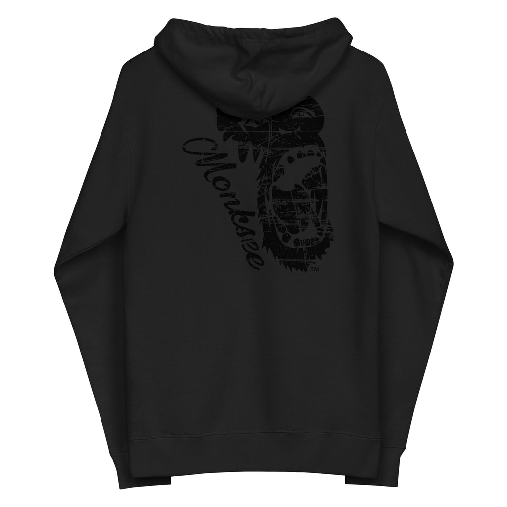 Gold Digger fleece zip up hoodie.