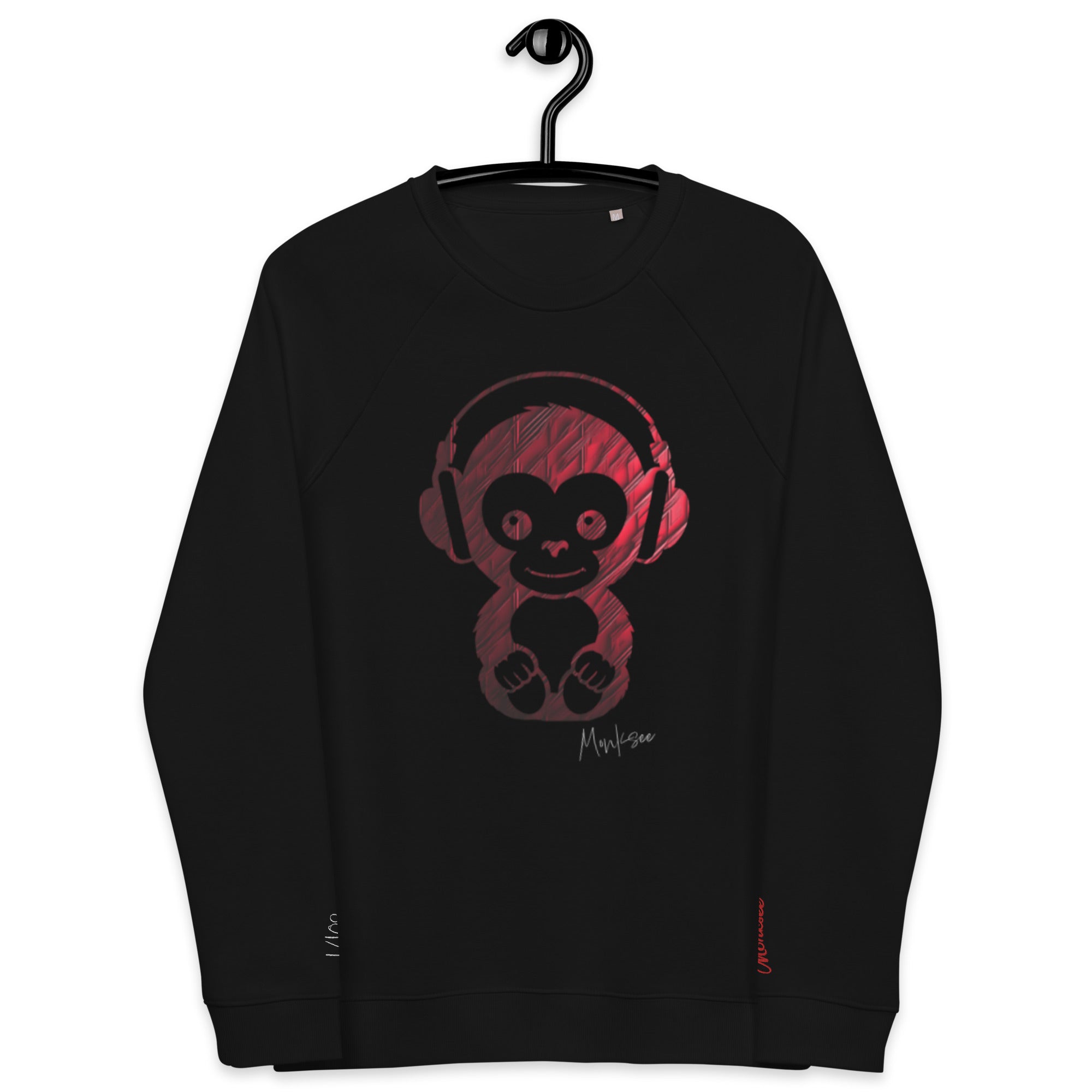 Baby Monksee organic raglan sweatshirt