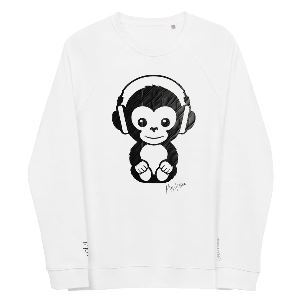 Baby Monksee organic raglan sweatshirt
