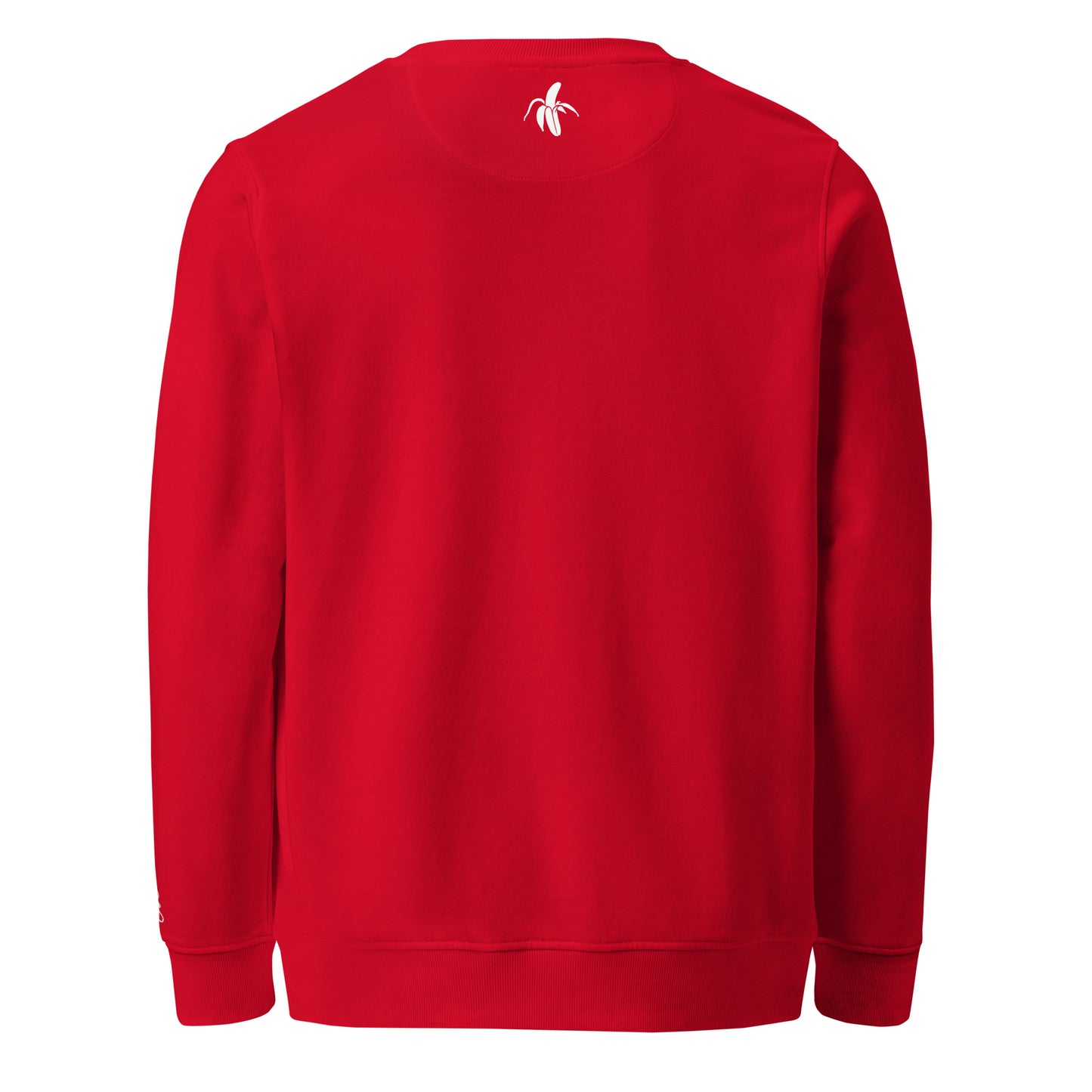 Chico Banana Co. red organic sweatshirt