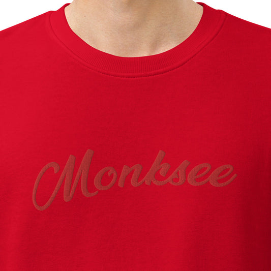 I.C Red - Organic Monksee sweatshirt.