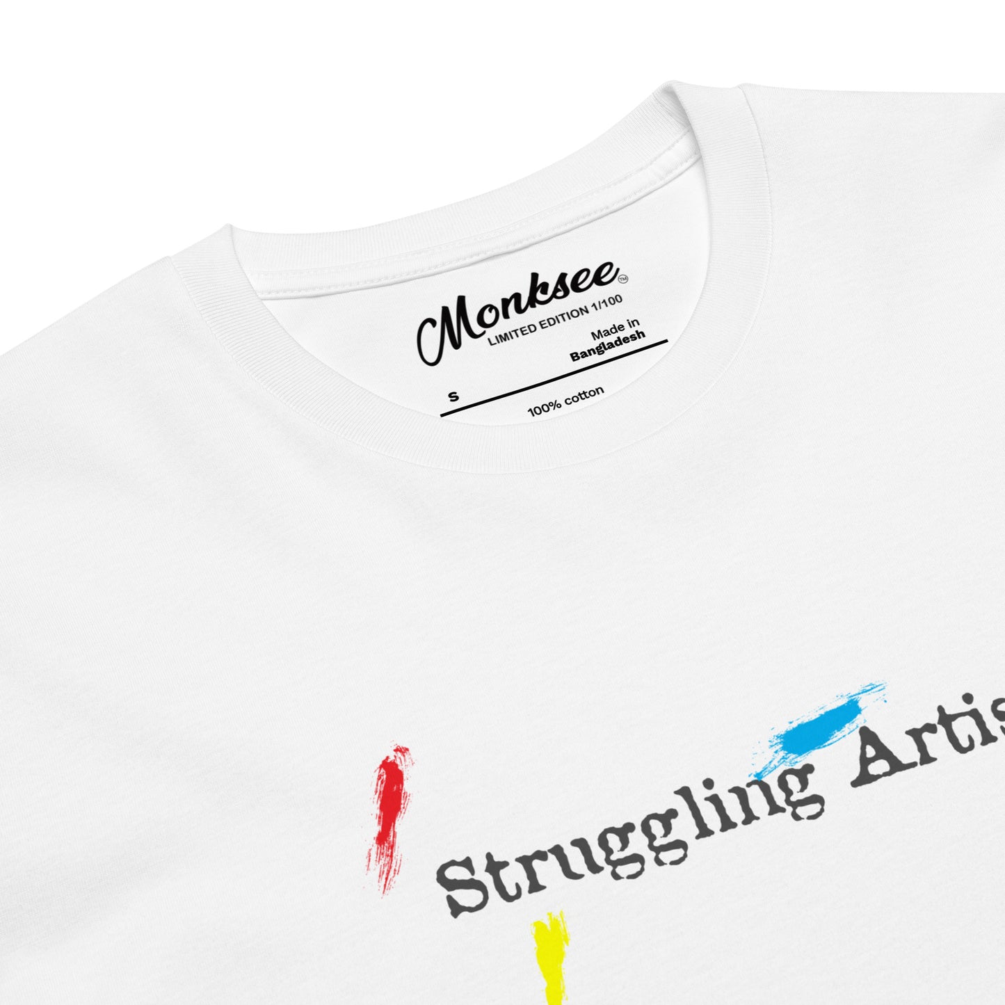 Struggling Artist Printed Cotton t-shirt