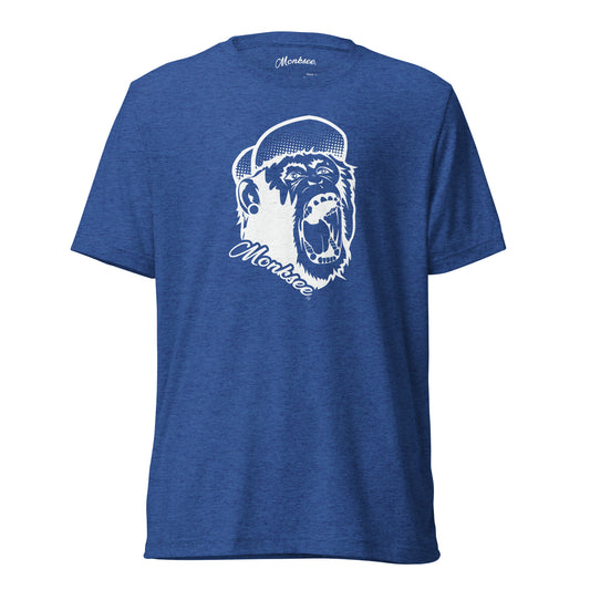 Monksee Face - Tri-blend Tees.